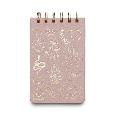 TWIN WIRE NOTEPAD, 3.25" X 5.5" - MYSTIC ICONS