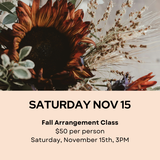 Fall Arrangement Class