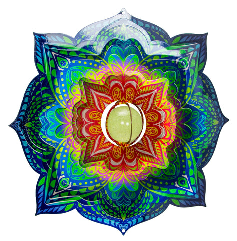 Glow Mandala - Large Wind Spinner