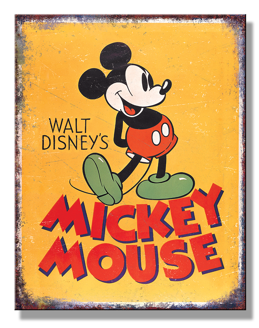 Mickey Mouse - Classic Poster Tin Sign