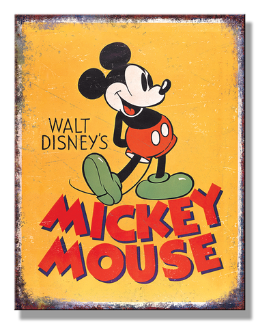 Mickey Mouse - Classic Poster Tin Sign