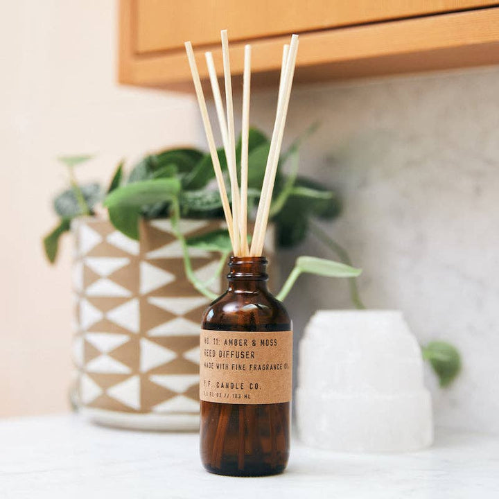 Amber &amp; Moss - 3.5 oz Reed Diffuser: 3.5 oz