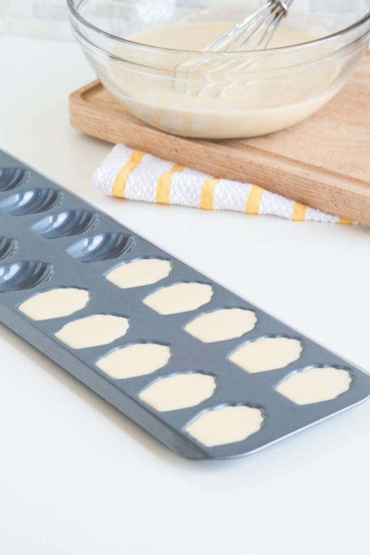 Fox Run Non-Stick Mini Madeleine Pan, 20-Cups, 4.75" x 15.5&