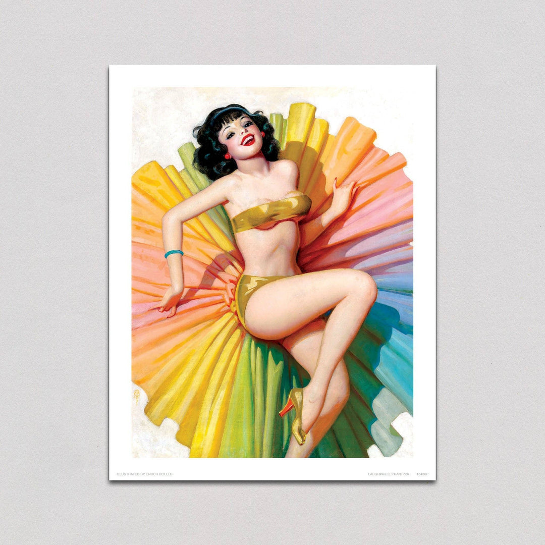 Rainbow Dancer - Pin Up Girls Print