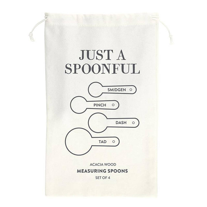 Face to Face Wood Measuring Spoons - Just A Spoonful: Material