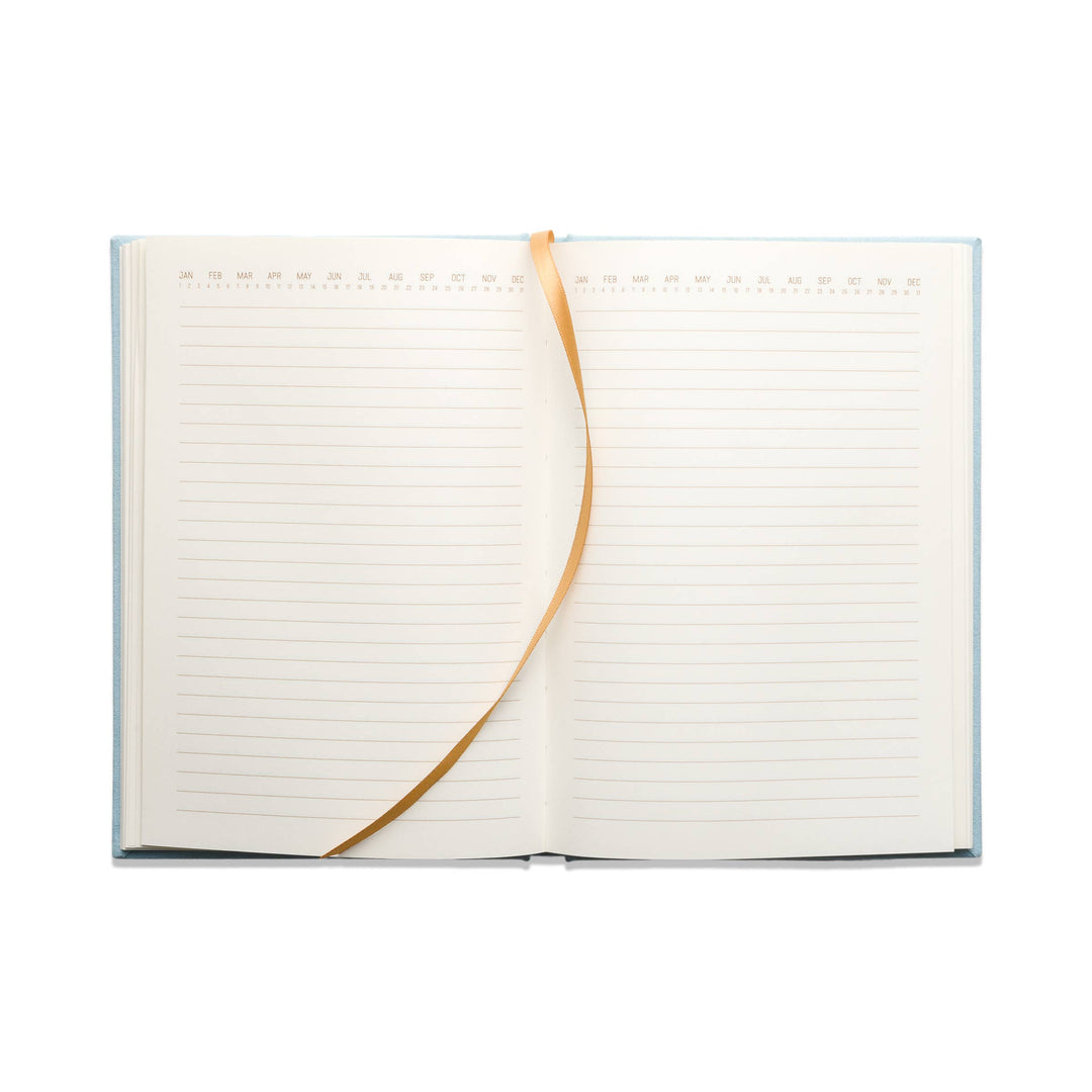 Suede Journals - Arch Dot Blue