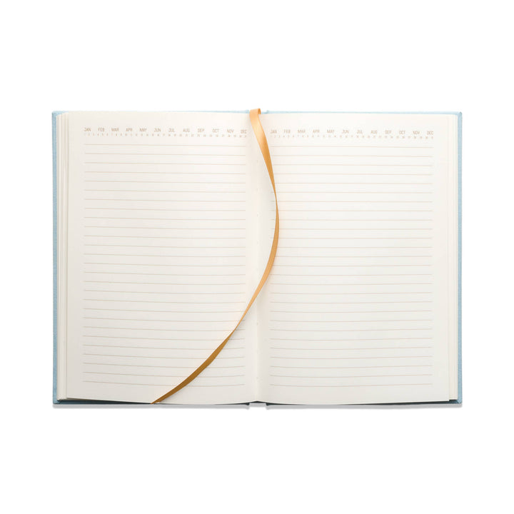Suede Journals - Arch Dot Blue