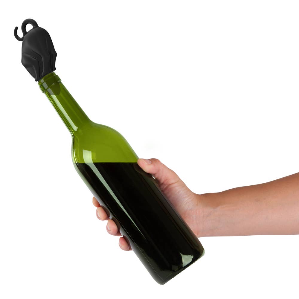 Stop Kitty - Black Cat Bottle &amp; Wine Stopper