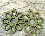 Sunflower Earrings: Lemon Yellow