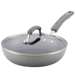 Covered Deep Frying Pan