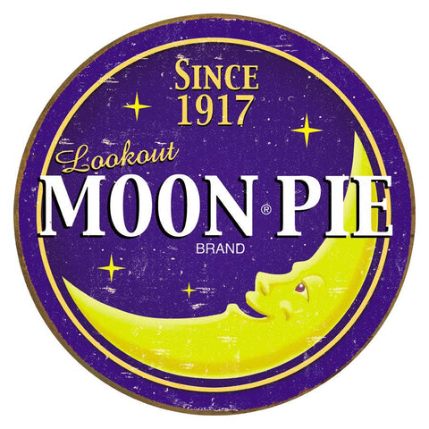 Moon Pie - Round Logo Tin Sign