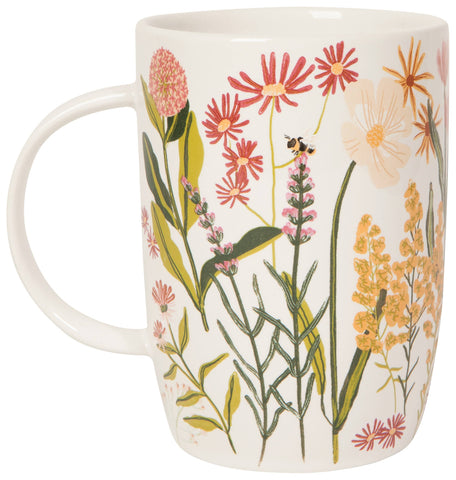 Mug Tall Bees & Blooms