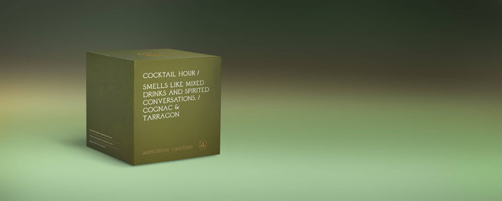 Cocktail Hour (Cognac &amp; Tarragon) Gold Tumbler Candle