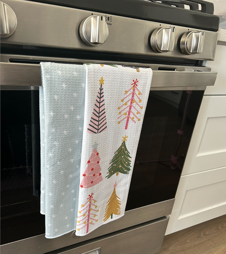 HOLIDAY Christmas Trees Kitchen Towel