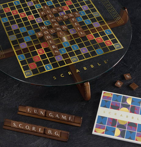 "Scrabble Prisma Glass Edition"