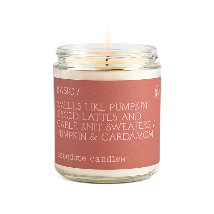 Basic (Pumpkin &amp; Cardamom) Glass Jar Candle