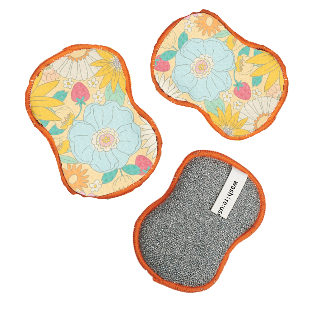 RE:usable Sponges (Set of 3) - MT Daisies: Yellow