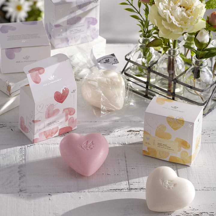 200g Heart Soap Gift Box - Tea Rose