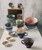Blue Waves Porcelain Dip Bowl