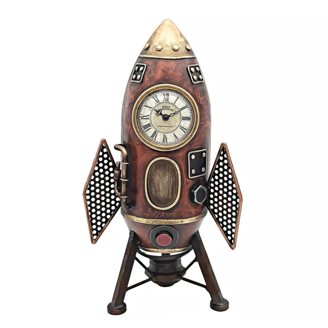 Industrial Rocket Table Clock