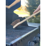 Outset Grill Brush with Beechwood Handle, 18.5" x 3" x 4"