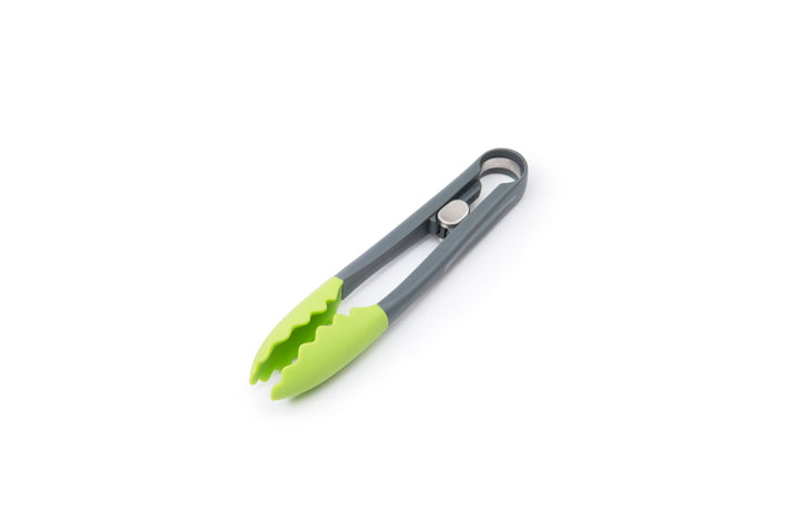 Mini Silicone Tong, Green, 7"