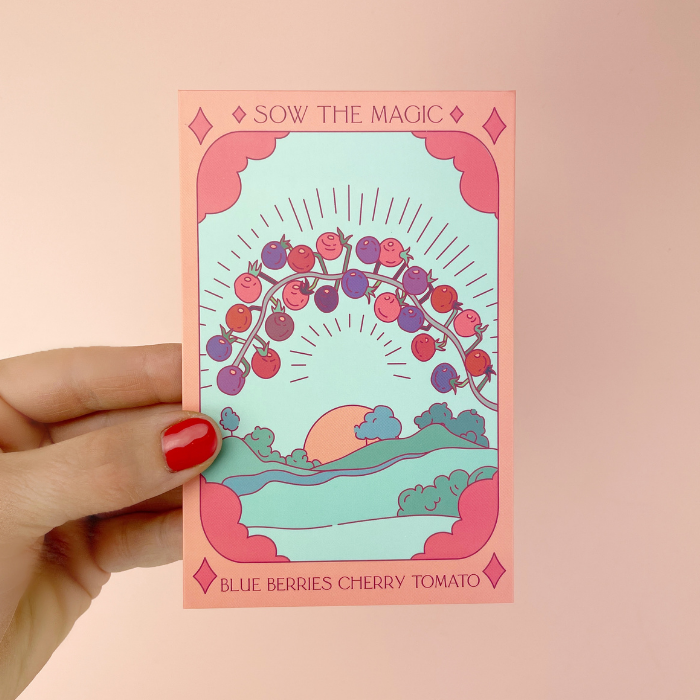 Seeds Blueberries Cherry Tomato Tarot Garden