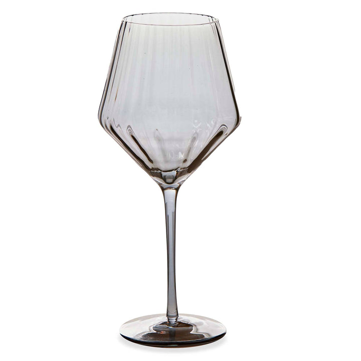 Chelsea Optic Wine Glass Smoke Glass Everyday: Grey / Glass