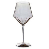 Chelsea Optic Wine Glass Smoke Glass Everyday: Grey / Glass