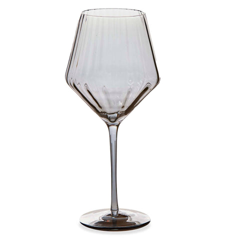 Chelsea Optic Wine Glass Smoke Glass Everyday: Grey / Glass