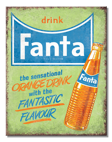 Drink Fanta Tin Sign