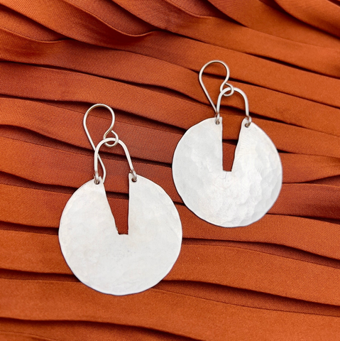 Handmade Good Measure Earrings: Gold / Large