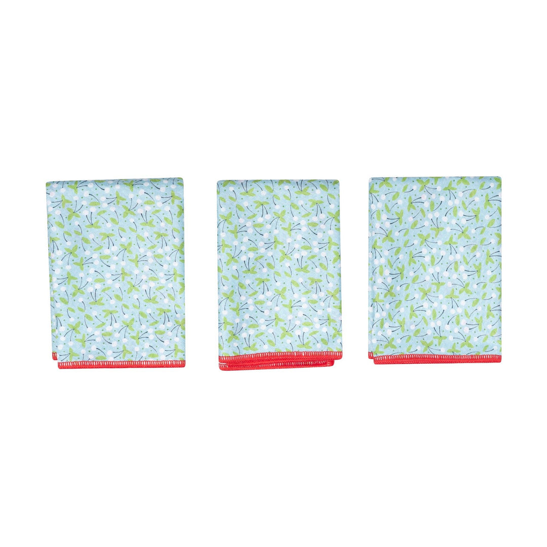 Mighty Mini Towel (Set of 3) Reversible - ME Cherry Harvest: Red