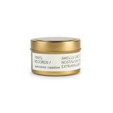 Vinyl Records (Black Oud) Candle: 7.8 oz Glass Jar