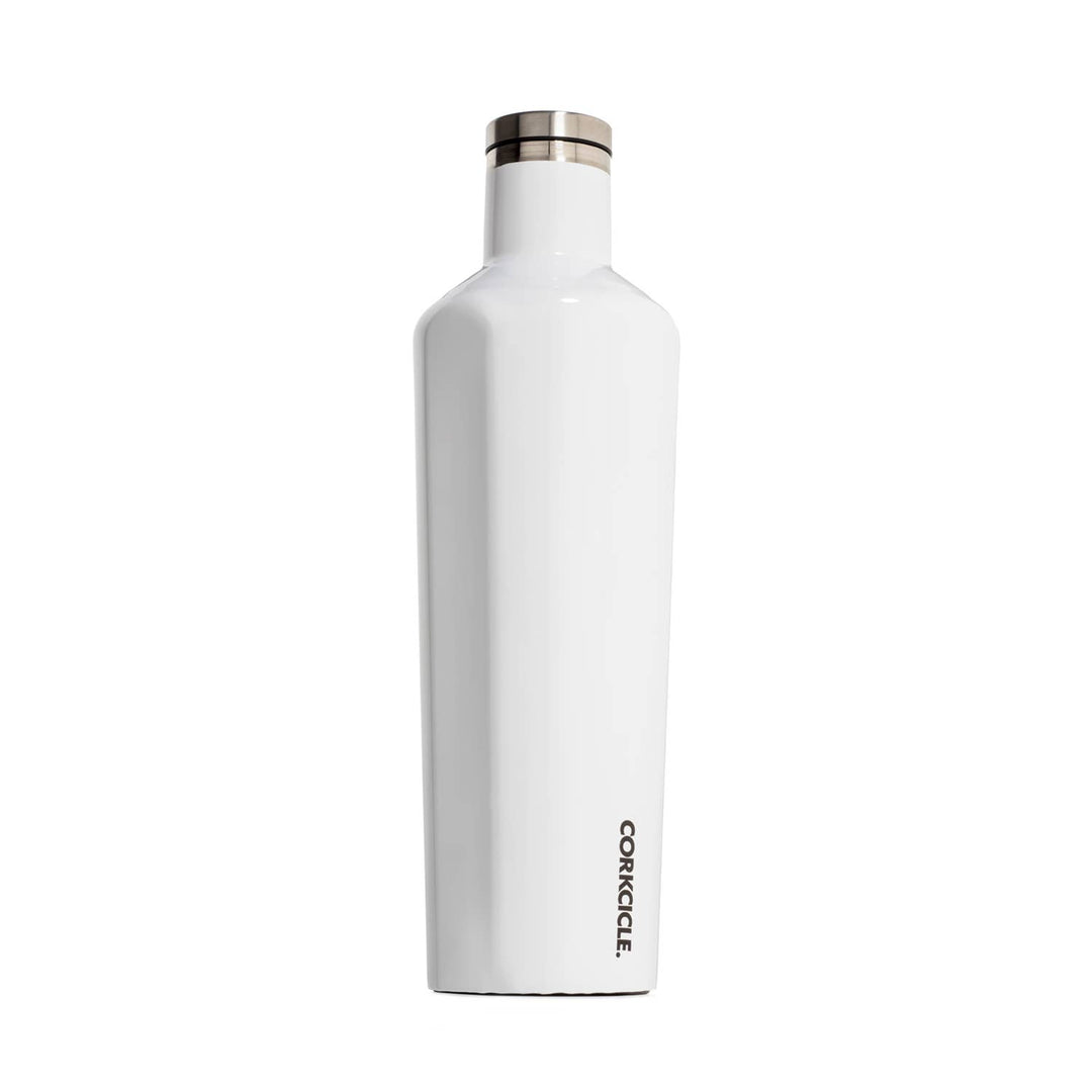 Corkcicle Water Canteen - 25oz Gloss White