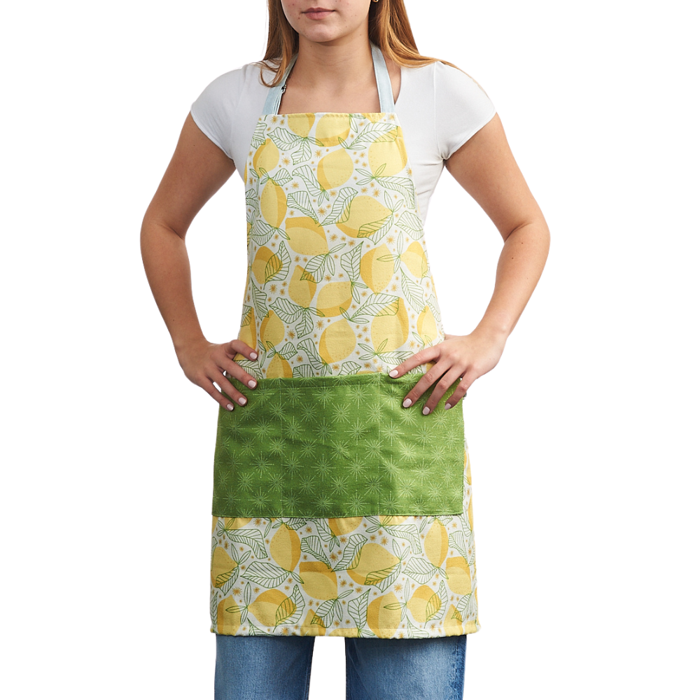 Attach and Go Apron - RJW Lemon Sparkle: Yellow