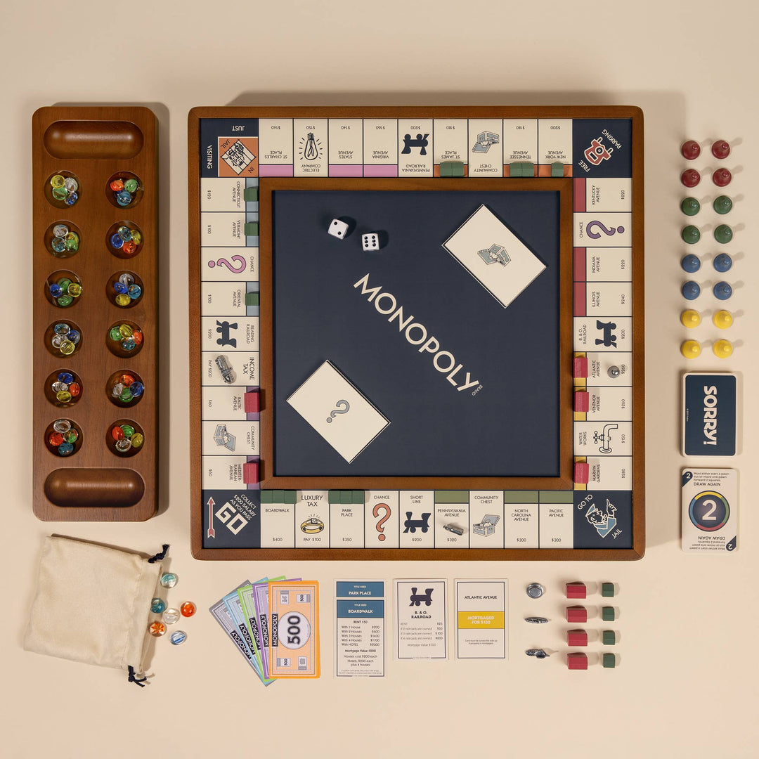 3-in-1 Game Collection: Monopoly, Sorry &amp; Mancala