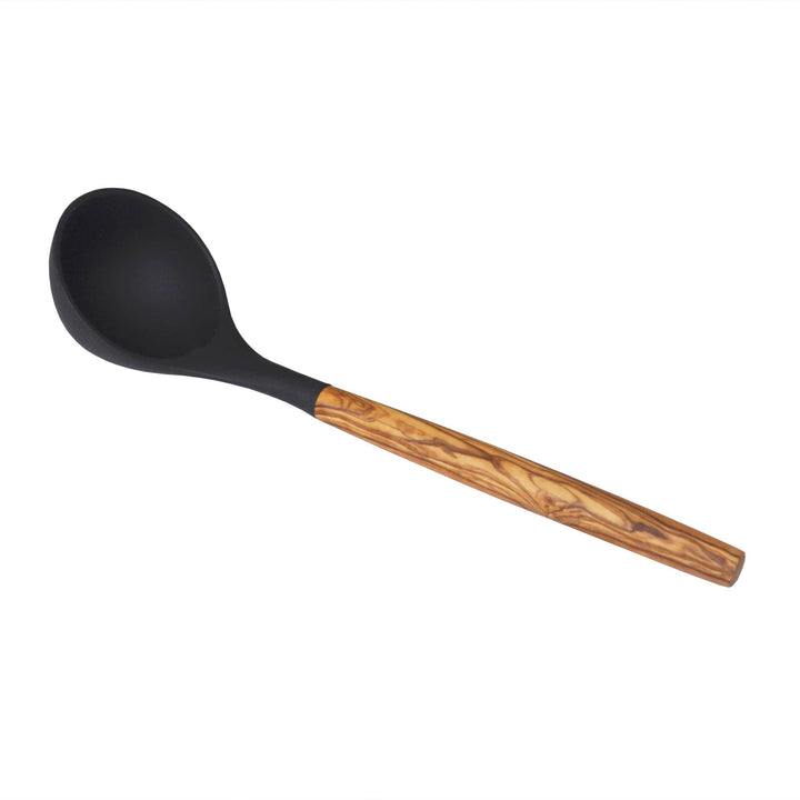 Silicone Ladle with Olive Wood Handle - 12"