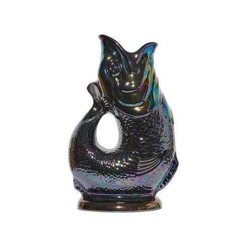 Black Lustre Gluggle Jug