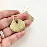 Handmade Truffle Earrings: Silver Finish