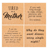 Coasters (Set of 4) "Mom Life"