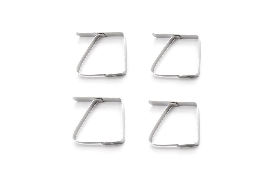 Fox Run Tablecloth Clips, Set of 4, 0.5" x 1.75" x 1.5"