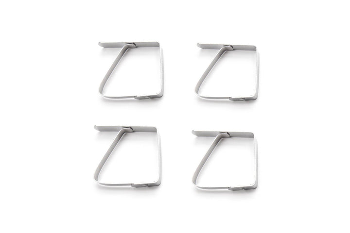 Fox Run Tablecloth Clips, Set of 4, 0.5" x 1.75" x 1.5"