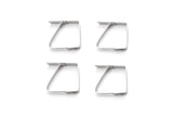 Fox Run Tablecloth Clips, Set of 4, 0.5" x 1.75" x 1.5"