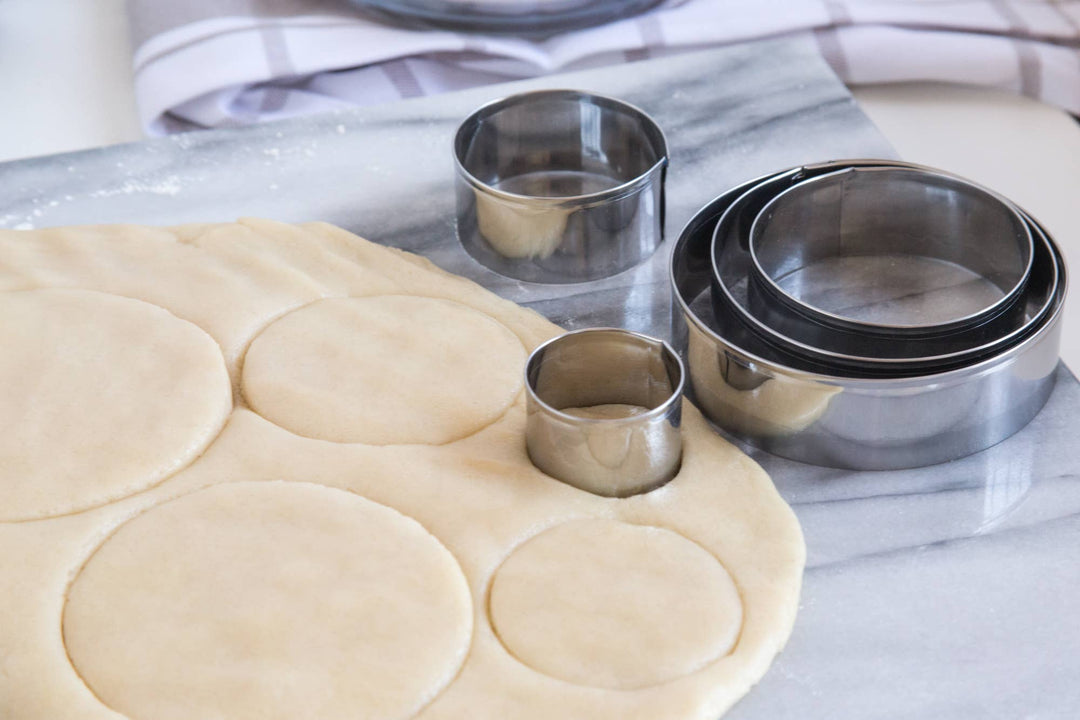 Fox Run Circle Cookie Cutter Set, 5-Piece, 1.5” to 3.5”