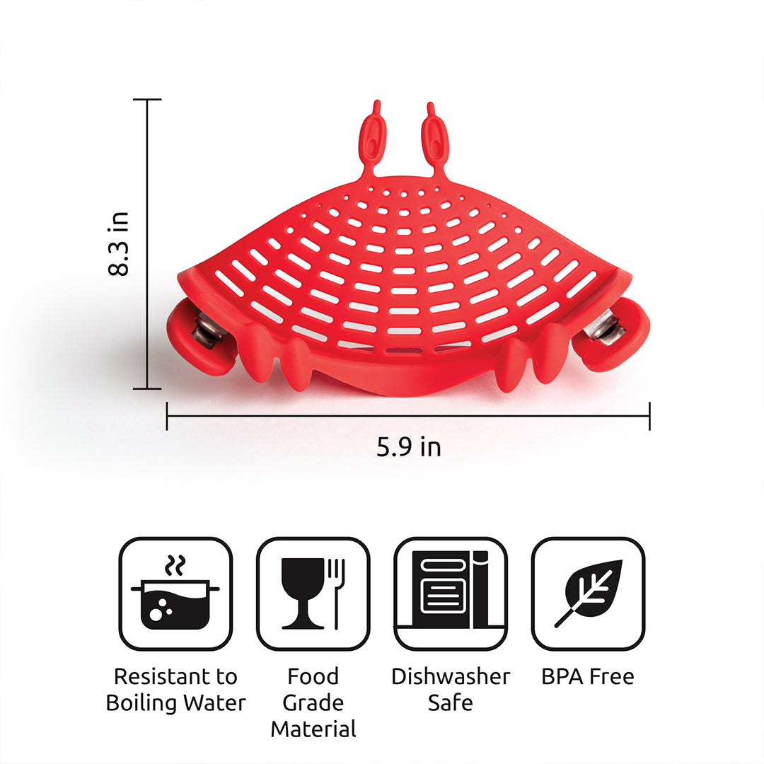 Crabby Clip-On Strainer