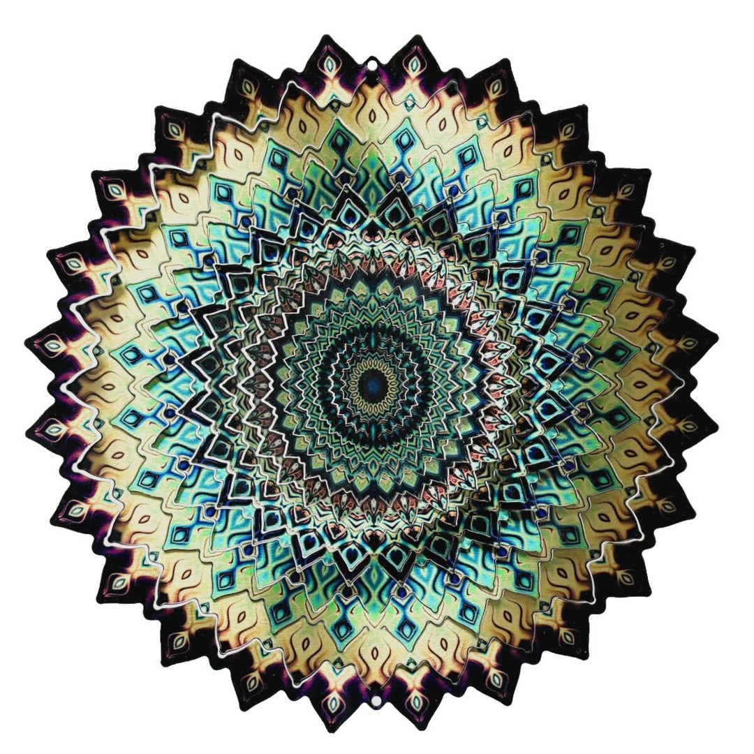 Earth Mandala - Large Wind Spinner
