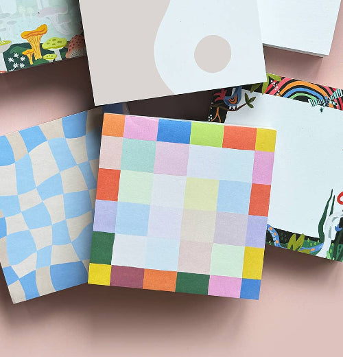 Rainbow Checks Jumbo Desk Pad