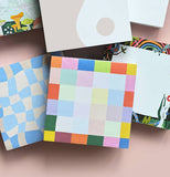 Rainbow Checks Jumbo Desk Pad