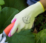 Women's Weeder Garden Gloves: Yellow / Small